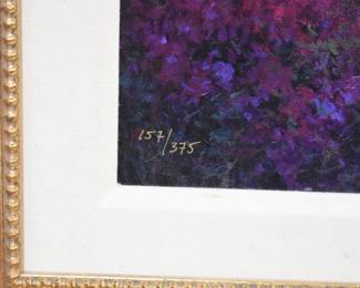 SERGON GICLEE ON CANVAS "Carol's Cottage" ARTIST SIGNED LIMITED EDITION 157/375 FRAMED