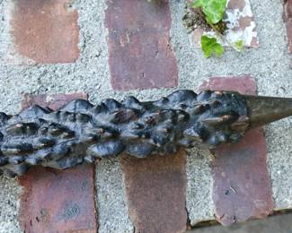 CIVIL WAR MILITARY GENERAL MARK WENTWORTH BLACKTHORN WOOD CANE