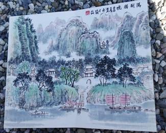 CHINESE WATERCOLOR PAINTING BOOK