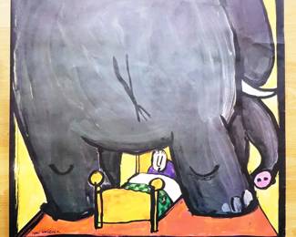 RARE 1970 1960s VINTAGE VILLAGE VOICE TOMI UNGERER POSTER