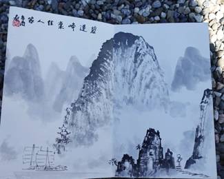 CHINESE WATERCOLOR PAINTING BOOK