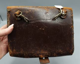 EARLY USA CIVIL WAR MILITARY CARTRIDGE BOX 