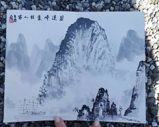 CHINESE WATERCOLOR PAINTING BOOK