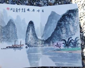CHINESE WATERCOLOR PAINTING BOOK