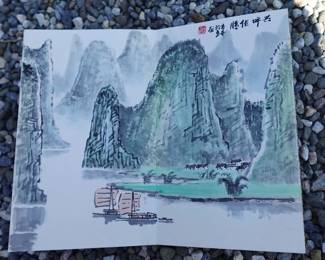 CHINESE WATERCOLOR PAINTING BOOK