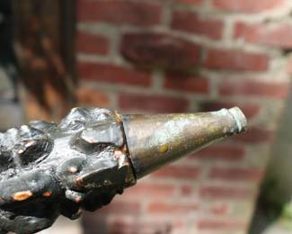 CIVIL WAR MILITARY GENERAL MARK WENTWORTH BLACKTHORN WOOD CANE