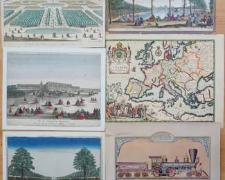 LOT OF EARLY 19c ENGRAVINGS