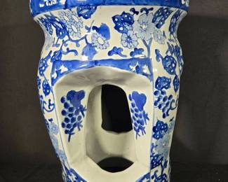 Ornate Oriental Pedal Stool