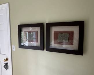 Pair of Shell Art $50