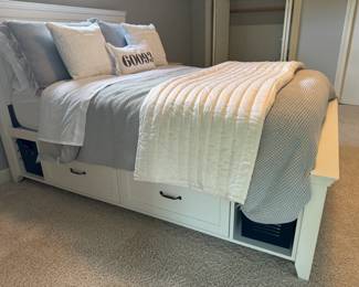 Full Bed with Storage on Both Sides Headboard 57" H Footboard 48" H $650