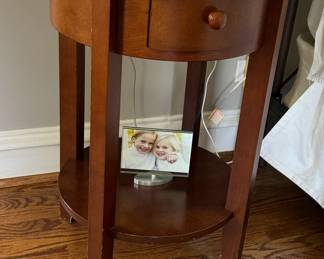 Pair of Pottery Barn Tables 19.5" dia x 28" H $185