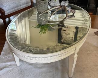 Arhaus Oval Sofa Table 54" W x 34" D x 19" H $295