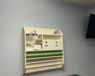 Wrapping Station 32.5" W x 4.5" D x 32" H 