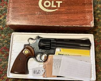 #60 Colt python model 3660 vintage. Excellent used condition.