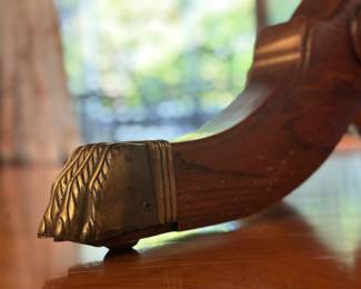 Brass Foot Detailing (Dining Set)