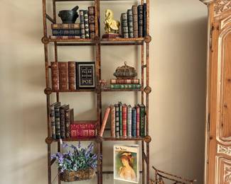Modernist Gilded Shelf & Easton Press Books