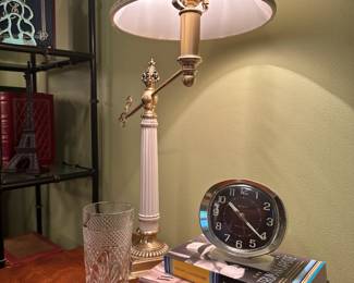 Lenox Porcelain & Brass table Lamp