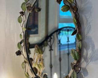 Wrought Iron Hollywood Regency Mirror