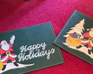 Vintage door mat rubber