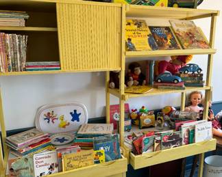 Vintage toys and books