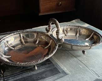 Saborns silver candy dish