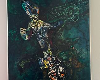 New Orleans art 1970 34” x 39” (approx.)