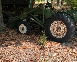 Vintage Oliver Tractor runs 