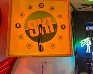 Ski light up clock 