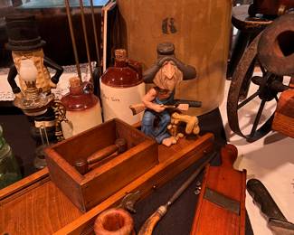 6 gallon crock 
Wooden Kraut cutter 