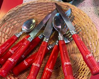 Coke plastic hdl silverware 