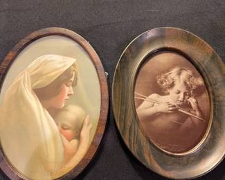 Madonna and child 
Cupid asleep 