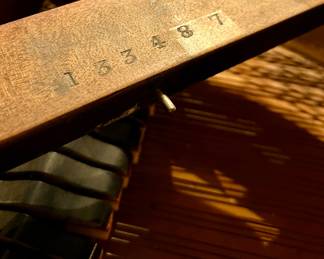 Serial number for the Steinway is 133487