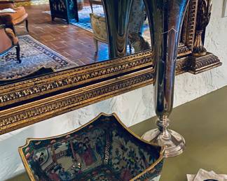 Lots of Chinese Famille Rose and Sterling Silver Vases