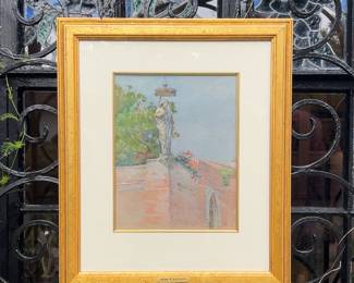 Original Mabel May Woodward Watercolor 