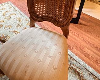 Cushioned chairs of the Pecan dining set