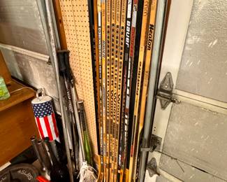 hockey sticks