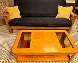 Oak coffee table