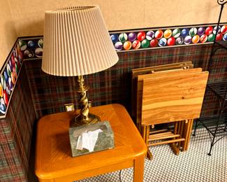 Stifle lamps solid brass