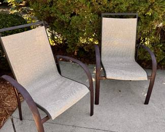 Pair of outdoor chairs