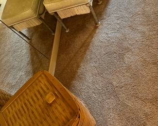 detail of the little fringed stool