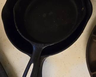 Cast iron skillets
