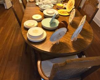 Dining table and chairs