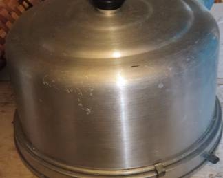 Vintage Aluminum Cake Cover
