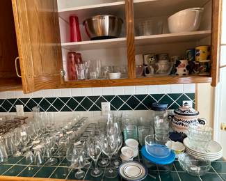 Glassware, stemware, etc