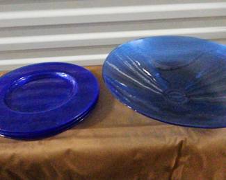 FTH172-Rare And Vintage Cobalt Blue Tableware