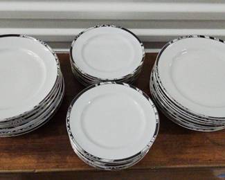 FTH106-Rare And Vintage 1970's Habitat Metropolitan Alfoldi Porcelain Plates