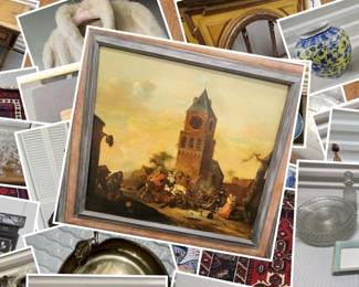 FANCY TREASURES IN HONOLULU CTBids Online Auction • Bidding Ends 10/24/24 • Pickup 10/26/24
This auction features a rare French Provincial 18th Century Mirror, a French Louis XVI Writing Desk, a Rare Dutch Masterpiece by Pieter Wouwermann Original Oil on Panel, fine vintage Afghan hand woven rugs, exquisite china sets, household goods, tools, planter boxes, fine linen, Chinese vases, magnificent signed & numbered artwork, brand name electronics, kitchen goods, French home décor & accessories, collectibles and so much more!