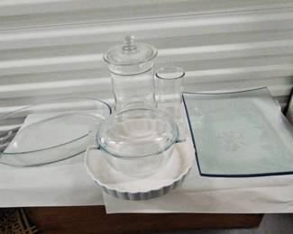 FTH155-Glamorous Glass Serving Dishes & Containers With Lids