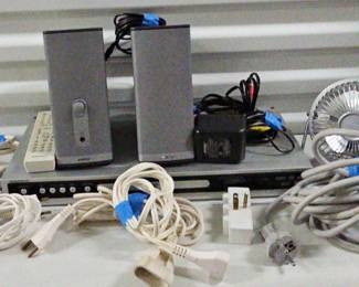 FTH163-Bookshelf Bose Speaker System. Magnavox DVD Player W/remote 