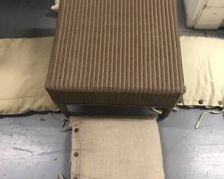 FTH103 - Vintage Wicker Floor-Style Low Table